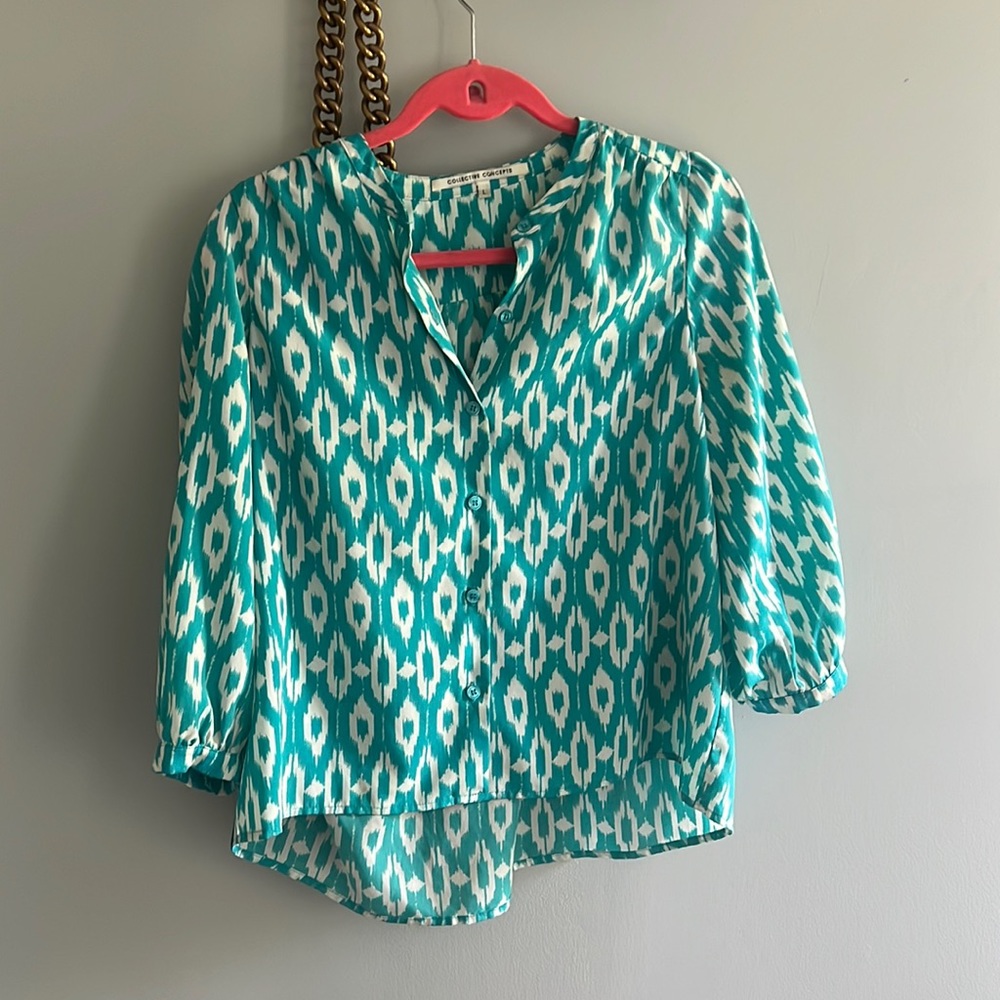 Collective Concepts, Pattern Blouse, size Large
